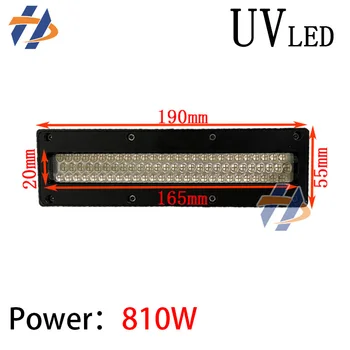 16520 UVLED UV דיו ייבוש אשפרה מנורת 810W תעשייתי גדול UV Flatbed Printer לכה ריפוי אור Ricoh G4 G5 ראש ההדפסה