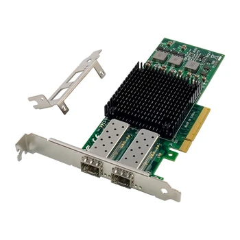 ST7321 ברודקום NetXtreme BCM57810 Server כרטיס רשת PCIeX8 כדי 2XSFP+סיב אופטי LC 10 Gigabit Ethernet כרטיס רשת